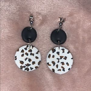 Handmade polymer clay earrings